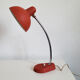 Retro red desk lamp year 50