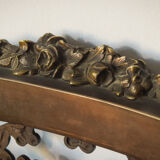 Exceptional decorative brass bed frame