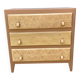 Beautifully restyled compact ethnic bohemian chest of drawers.