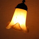 Gooseneck lamp with Vianne glass paste tulip