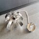 Suspension vintage inox brossé