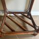 Bamboo and glass table