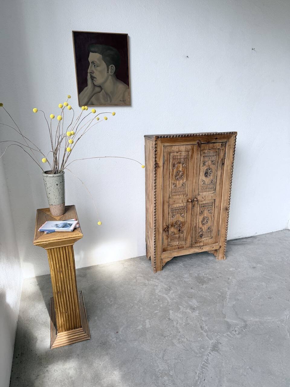 Small cabinet in folk art style