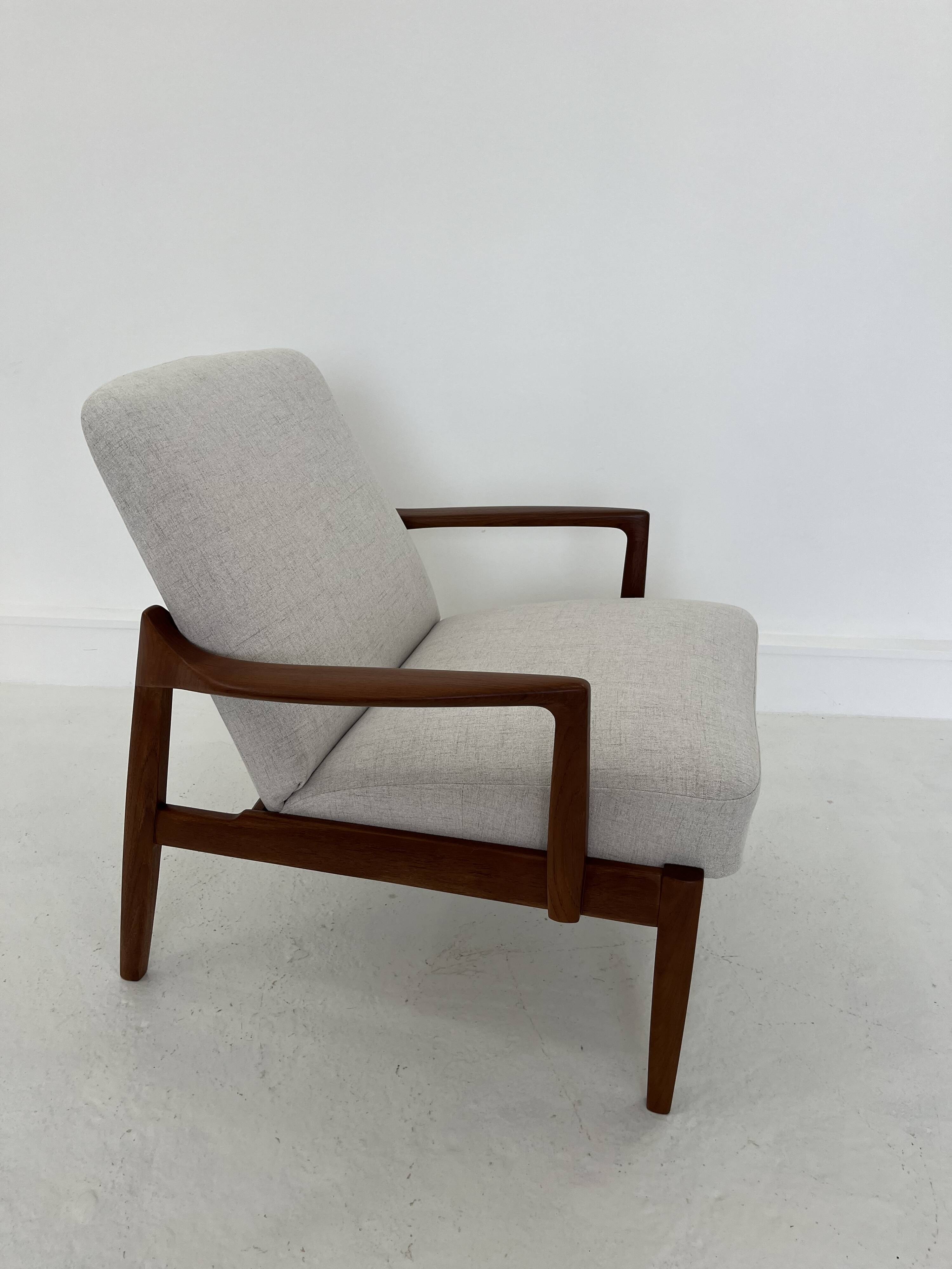 Fauteuil Fd125 par Tove & Edvard Kindt-Larsen pour France & Son, 1960