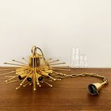 Grand lustre en verre glacé de style Palazzo autrichien par J.T. Kalmar