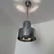 Chrome metal chandelier, Italian design, 70s