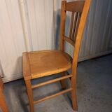 2 wooden bistro chairs Thonet