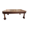 Table bois sculpté