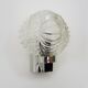 Vintage space age 60s wall light in chrome metal
