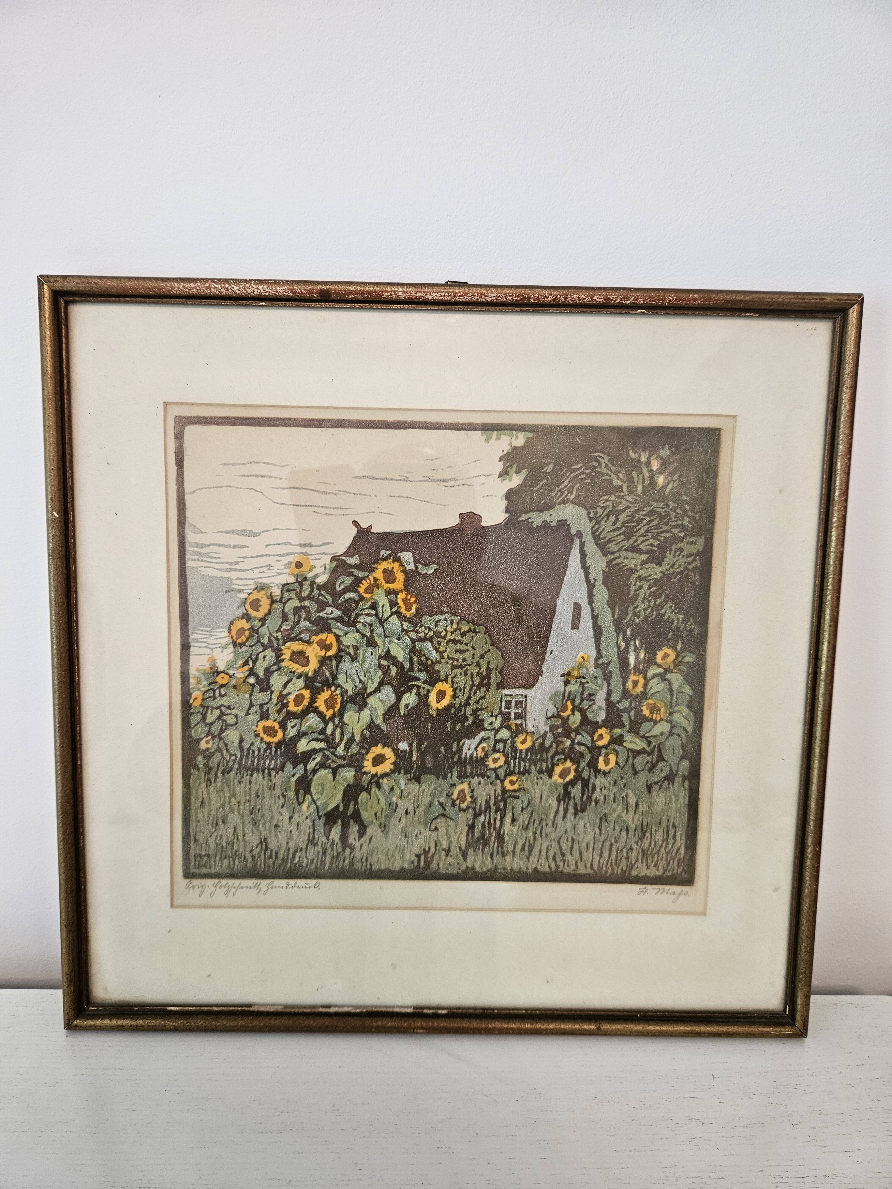 Lithograph by H. Majs