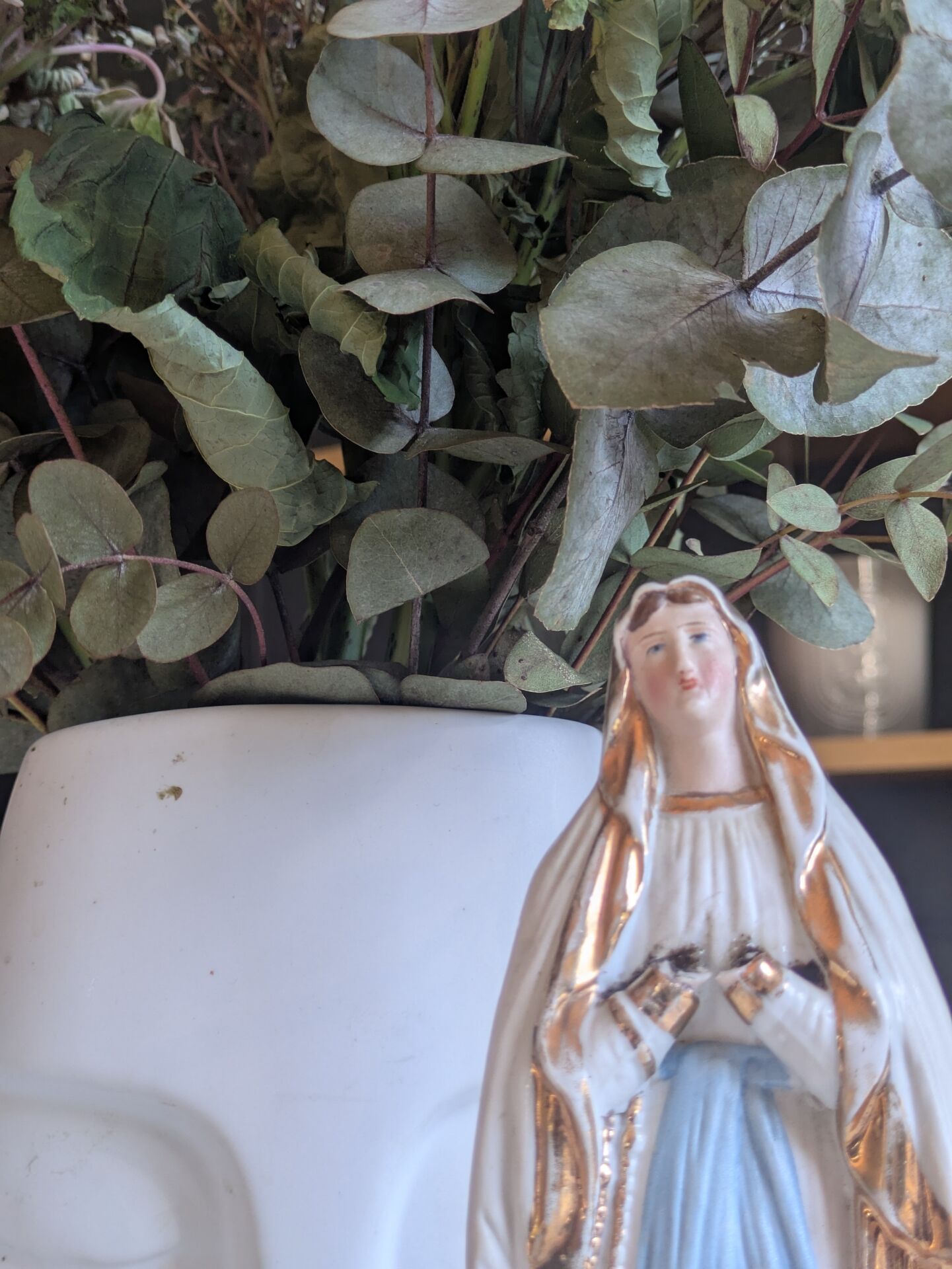 Statuette de la Sainte Vierge, fin XIXeme - début XXeme