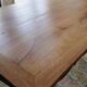 Olive green patinated table