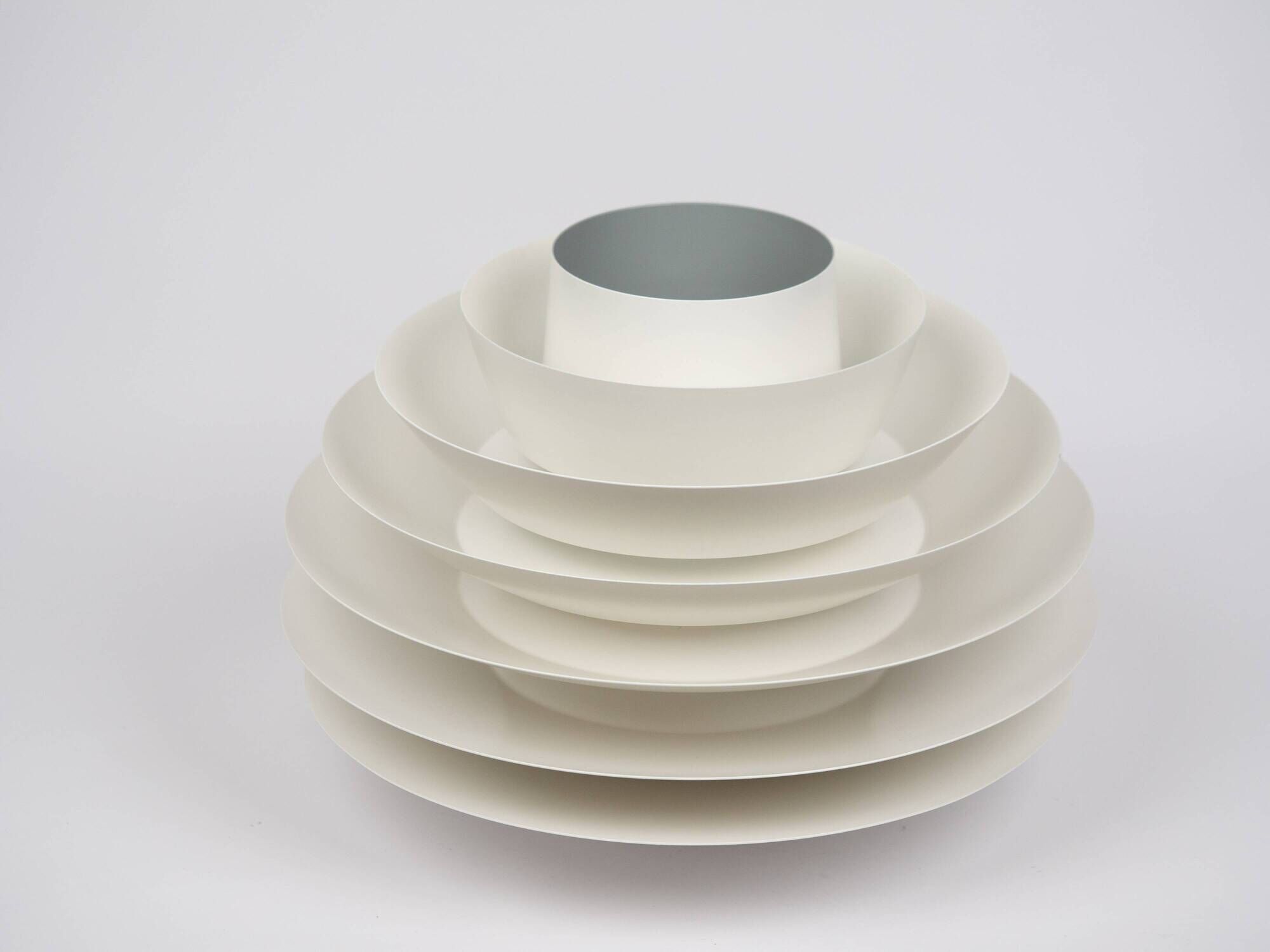Lampe suspendue vintage danoise Verona par Svend Middelboe, Lyfa, 1962