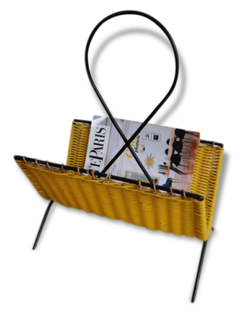Porte magazines scoubidou