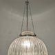 Italian XL dome pendant light in blown glass, 60s-70s