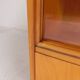 Vintage display cabinet with 2 sliding glass doors and 1 drawer, 1950s.