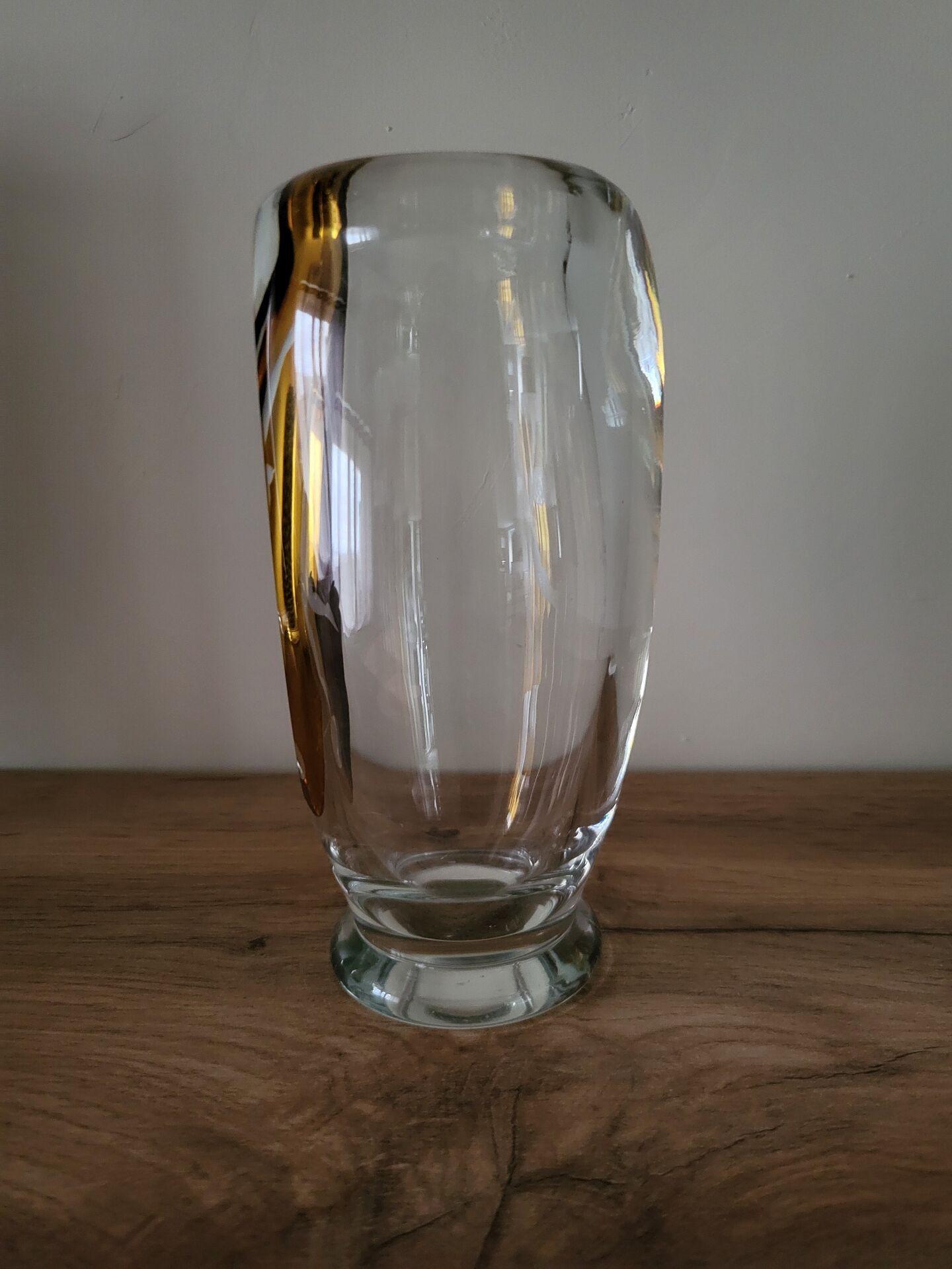 Decorative glass vase Art Deco Woman