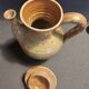 Cafetière verseuse vintage grès pyrité années 70