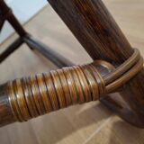 Vintage armchair in Manila style, Denmark, 1960s