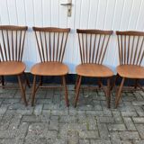Set of 4 "SH41" Chairs by Yngve Ekström, NESTO Sweden 1960s