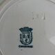 Saint-Amand ironstone and Hamage Campanule flat plate