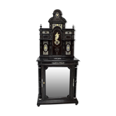 Ceremonial showcase in blackened pearwood, Napoleon III period - 1850