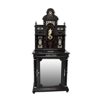 Vitrine d’apparat en poirier noirci, époque Napoléon III – 1850