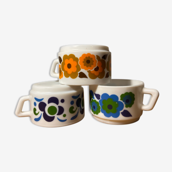 Set of 3 cups Arcopal Lotus