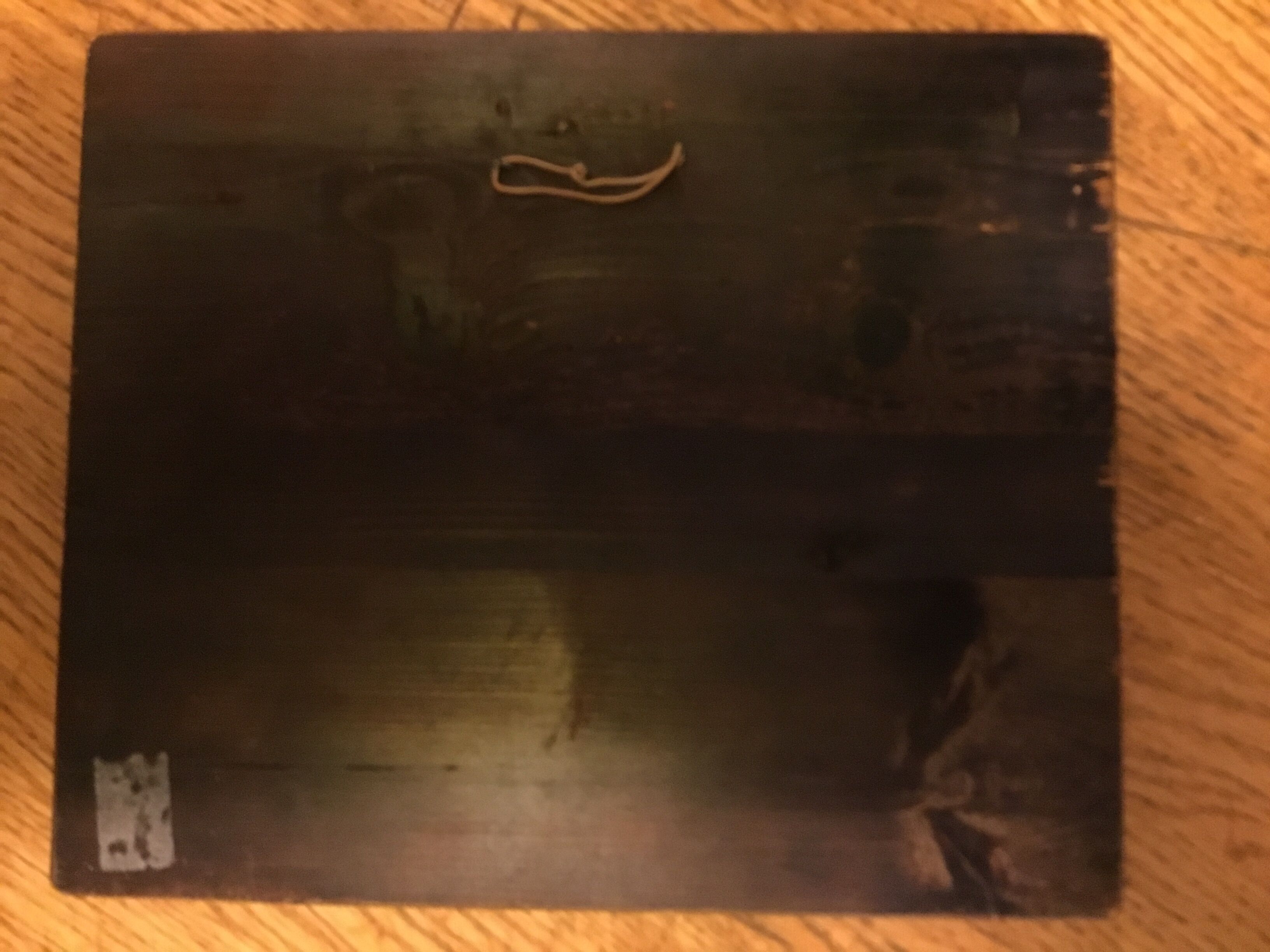 Wooden billboard