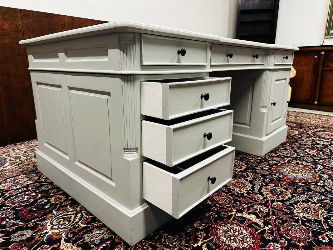 Classic English Grey Desk Partnerdesk