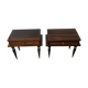 Pair of nightstands Tineo 60s wood plates