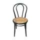 Curved wooden canework chair