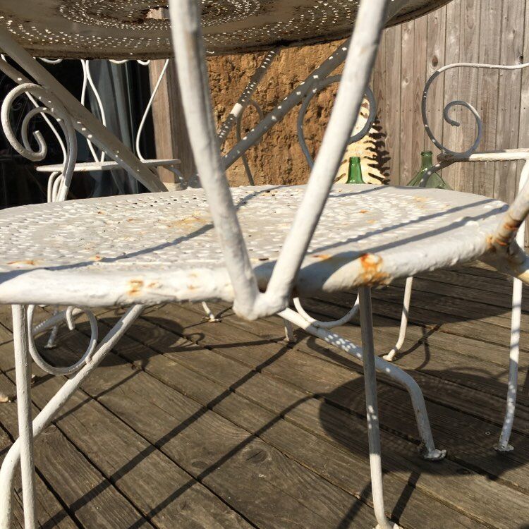 Wrought iron living room