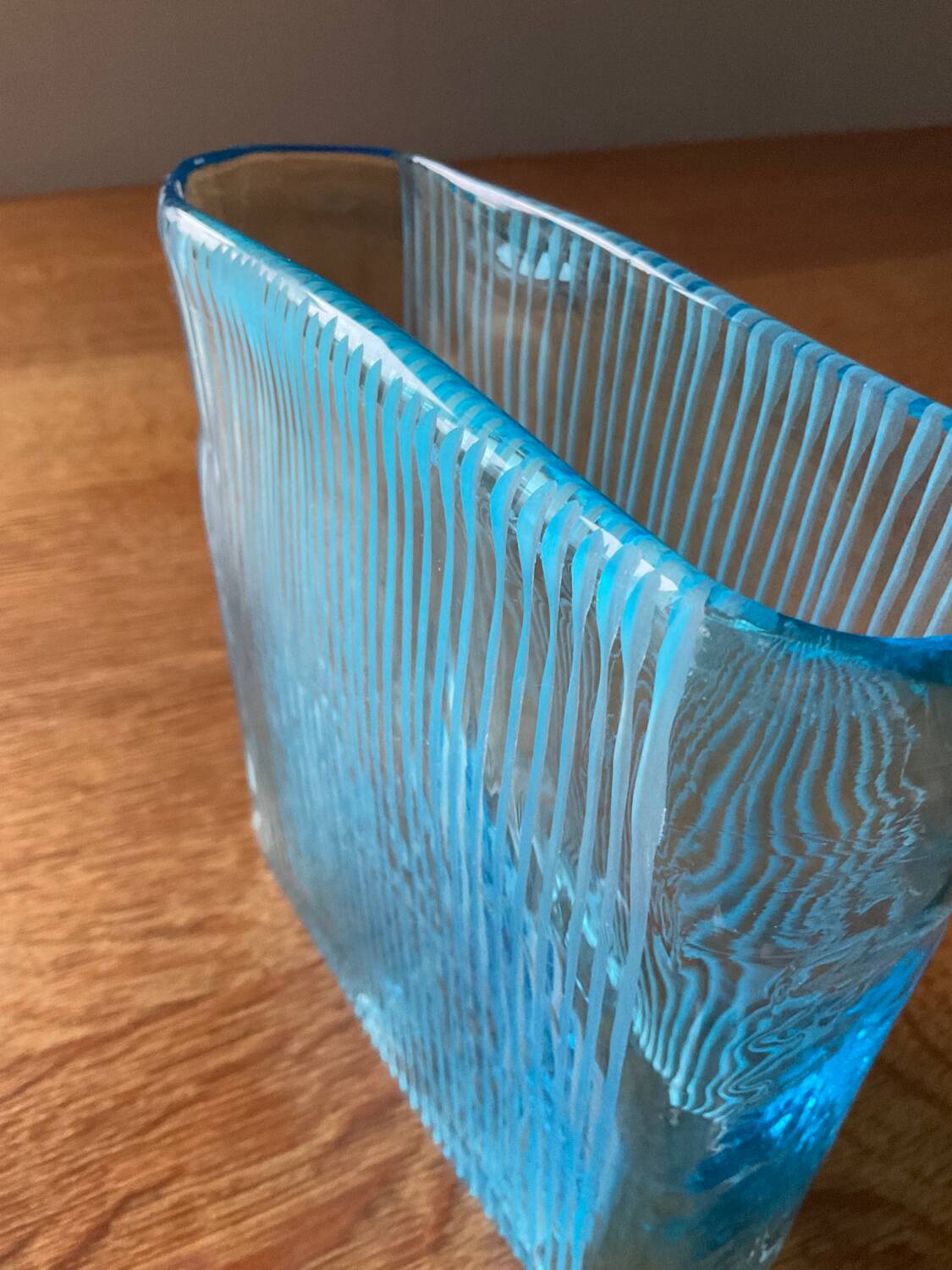 Vintage glass paste vase