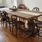 SPIRITO monastery table in solid oak - length 200 cm