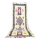 Vintage Moroccan Berber Boucherouite rug 345 x 128 cm (very good condition)