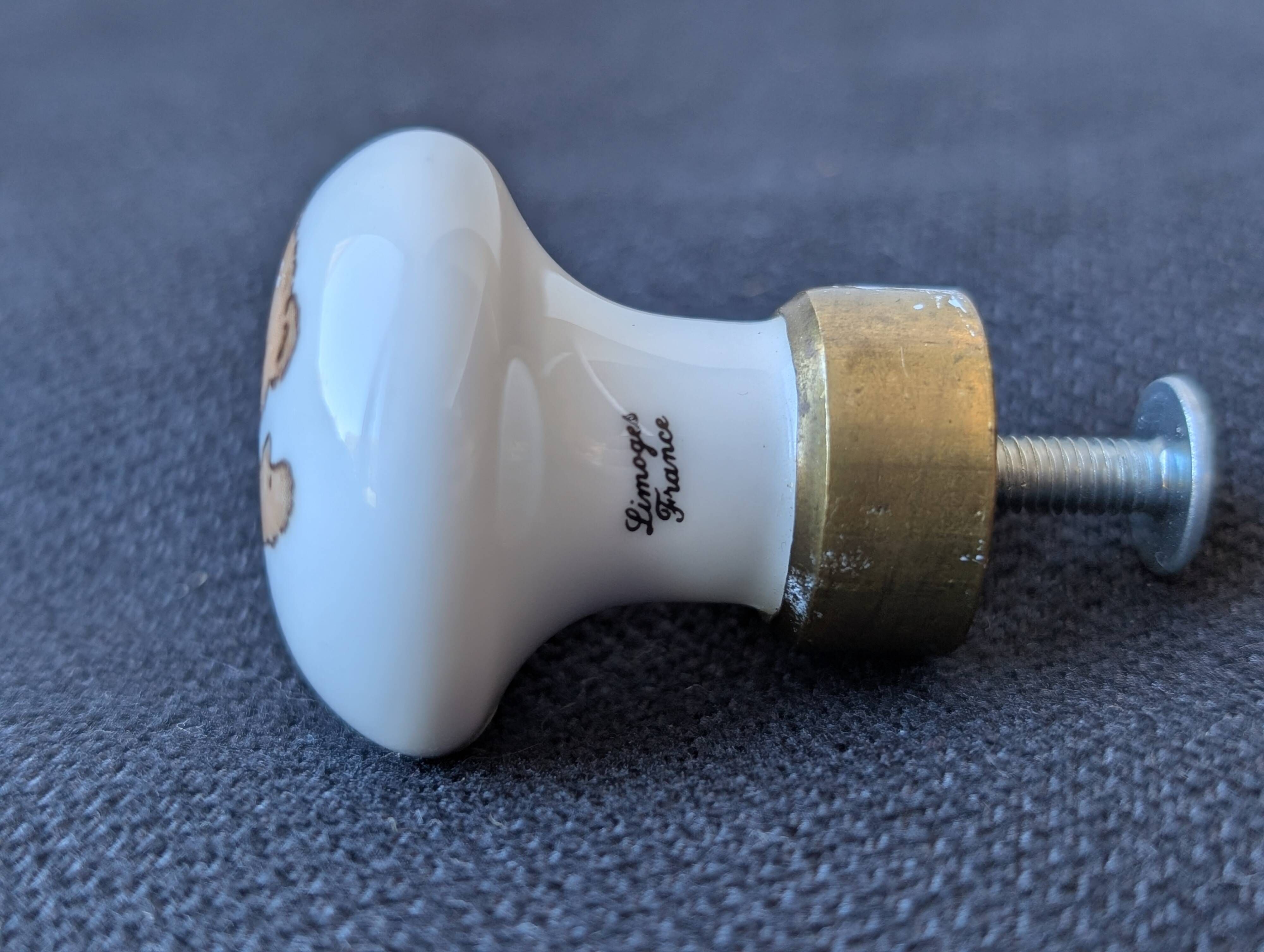 Limoges porcelain door knobs