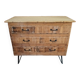 Vintage rattan chest of drawers