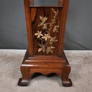 Large Cherry & Walnut Stool, Asian style – Early 20th century