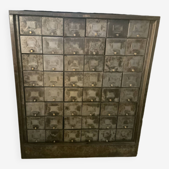 Iron drawer cabinet