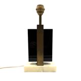 Romeo Rega, lampe de table Hollywood Regency, Italie, années 1970