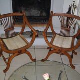 Pair of dagobert armchairs