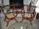 Paire fauteuils dagobert