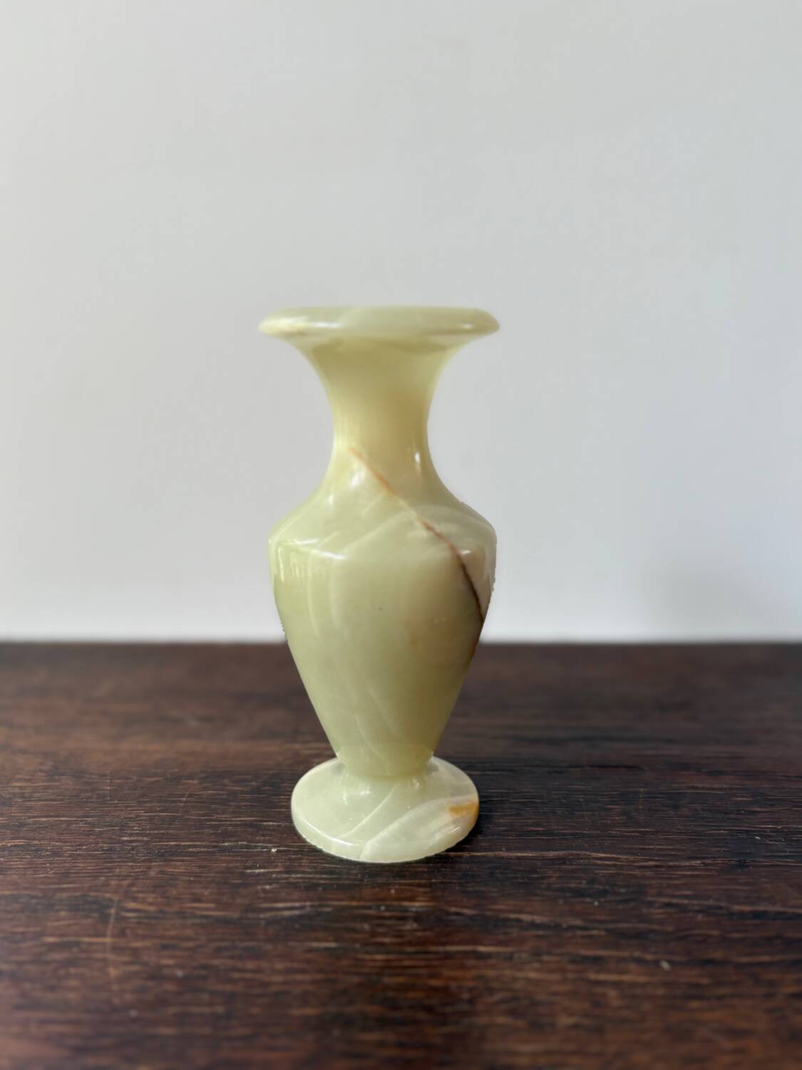 Vintage onyx natural stone vase
