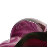 Purple Crystal Table Lamp Val Saint Lambert 1960s