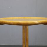 Jens Quistgaard Danish birch 2-tier round trolley Lazy Susan, 1970s