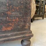 Traditional Indian chest of Rajasthan - Late XIXth teak