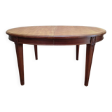 Oval Art Nouveau style dining table