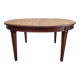 Oval Art Nouveau style dining table