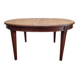 Oval Art Nouveau style dining table
